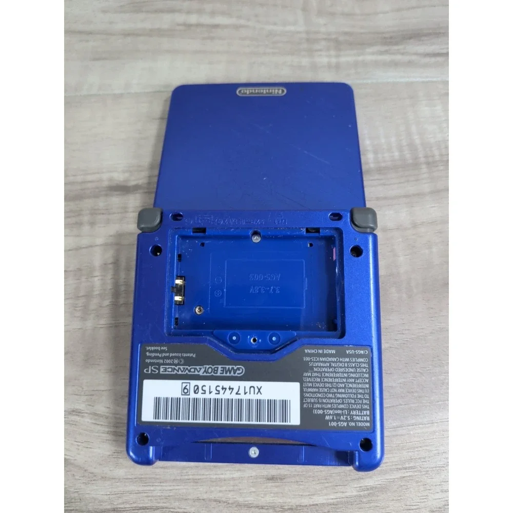 Nintendo Game Boy Advance SP Blue ( FOR PARTS OR NOT WORKING )
